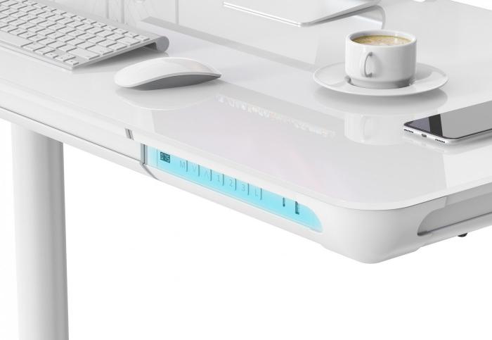 Стол с регулировкой высоты CACTUS CS-EGD-WT-LED