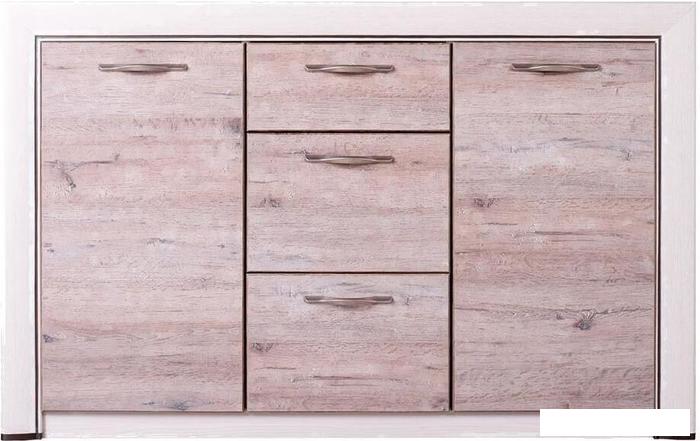 Комод Anrex Olivia 2D3S (вудлайн кремовый/дуб анакона)