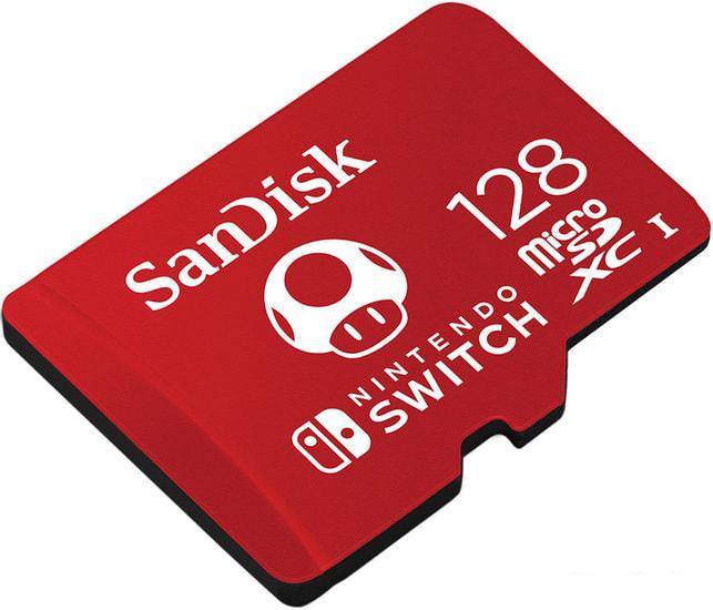 Карта памяти SanDisk Nintendo Switch Licensed Card Super Mario Edition microSDXC 128GB SDSQXAO-128G-GN3ZN