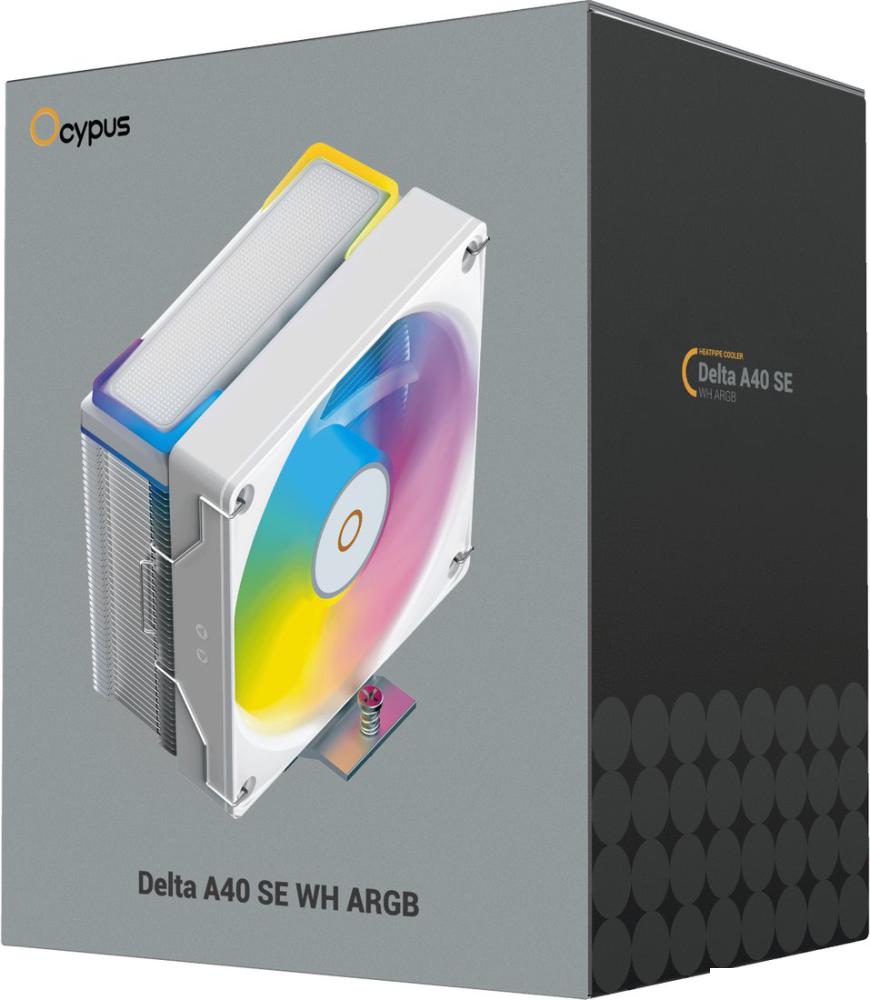 Кулер для процессора Ocypus Delta A40 SE WH ARGB Delta-A40-WH1AAWN00S-GL