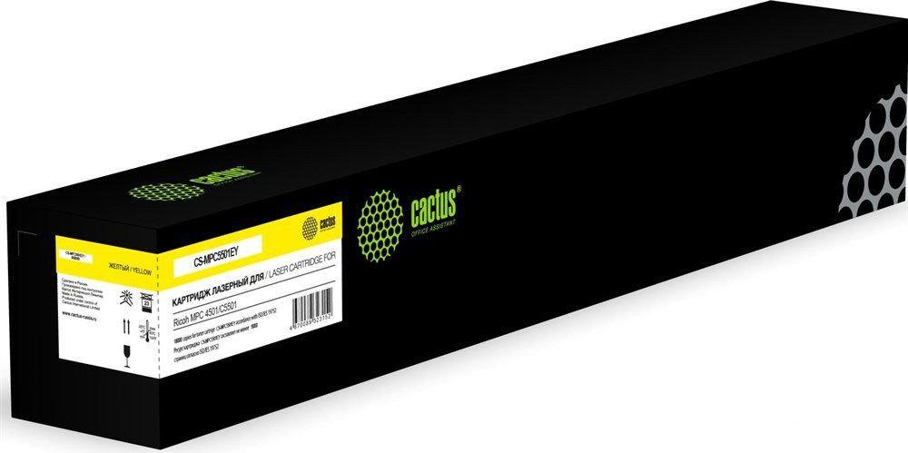 Картридж CACTUS CS-MPC5501EY (аналог Ricoh MPC5501EY)