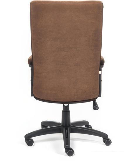 Офисное кресло TetChair Trendy (флок/ткань, коричневый)