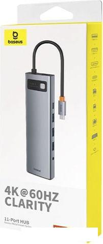 Док-станция Baseus Metal Gleam Series 11-Port Hub B00030709811-00