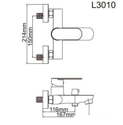Смеситель Ledeme L3010