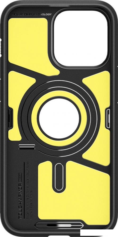 Чехол для телефона Spigen Tough Armor (MagFit) для iPhone 15 Pro ACS06733 (черный)