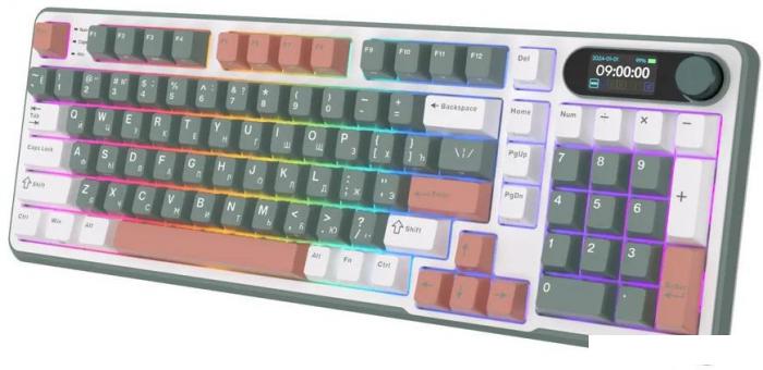 Клавиатура Royal Kludge RK-S98 RGB Camping (RK Brown)