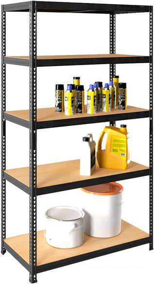 Стеллаж Практик SBL 180KD/90x40/5 (RAL 7016 муар)