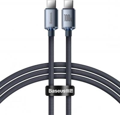 Кабель Baseus CAJY000701 USB Type-C - USB Type-C (2 м, черный)