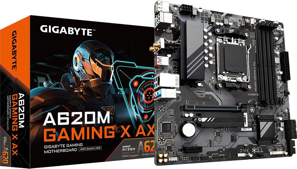 Материнская плата Gigabyte A620M Gaming X AX (rev. 1.0)