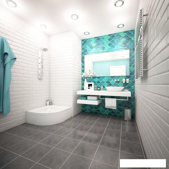 Душевой поддон Метакам Classic S 90x90 АПS_011741 (закругленный)