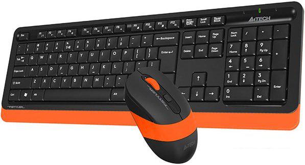 Наборы периферии A4Tech Fstyler FG1010 (черный/оранжевый)