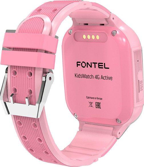 Детские умные часы Fontel Kidswatch 4G Active (розовый)