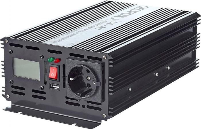 Автомобильный инвертор GEOFOX MD 1500W/12v
