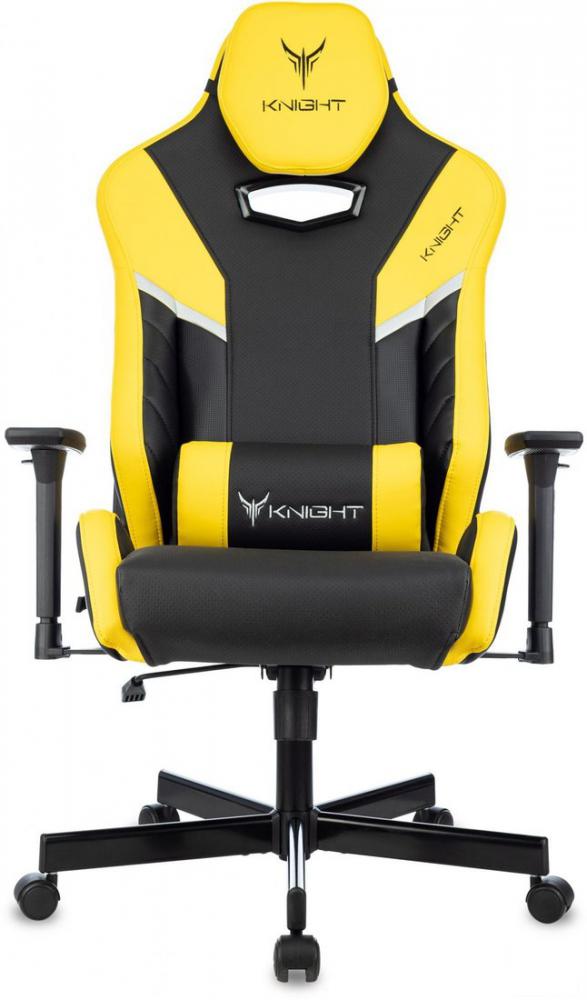 Игровое (геймерское) кресло Knight Thunder 5X (черный/желтый)