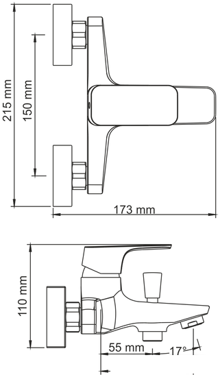 Смеситель Wasserkraft Salm 2701