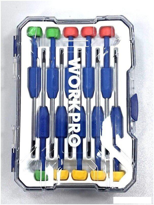 Набор отверток прецизионных Workpro WP200530 (10 предметов)