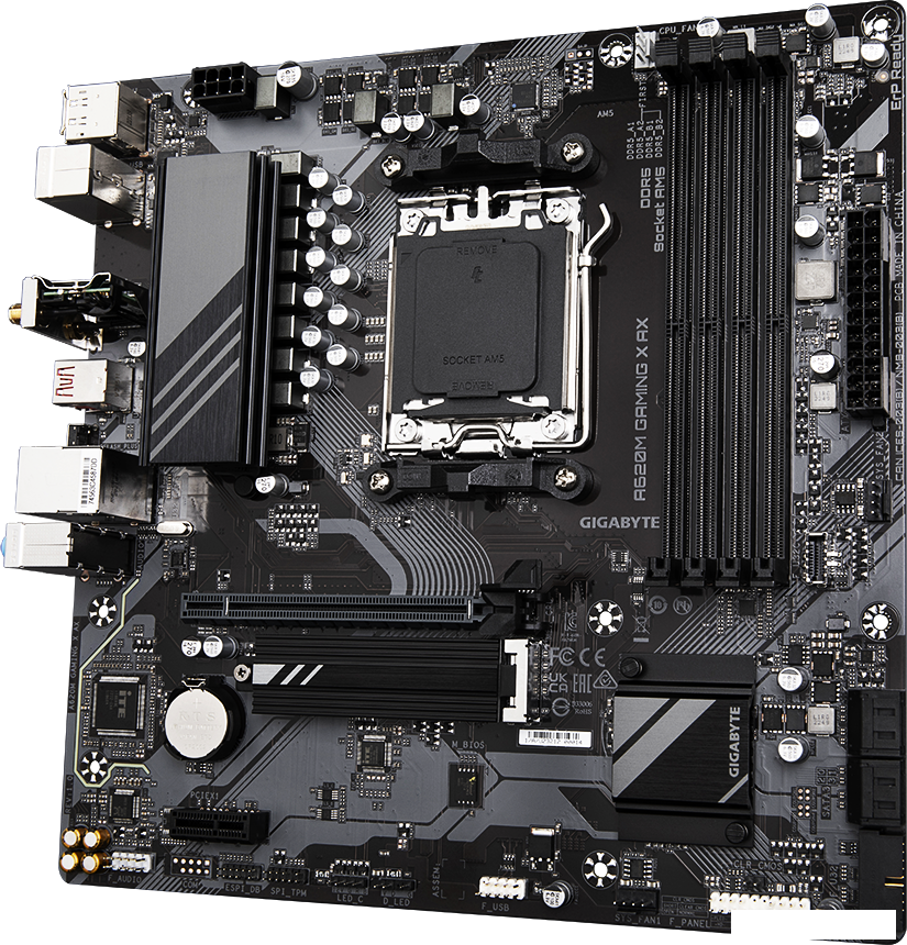 Материнская плата Gigabyte A620M Gaming X AX (rev. 1.0)