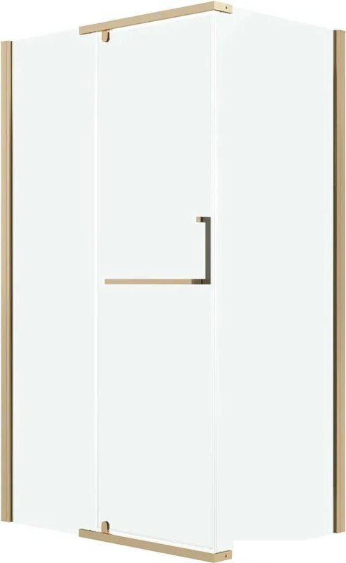 Душевая стенка Grossman Pragma 90x195 200.K33.03.90.32.00 (золото сатин,стекло прозрачное)