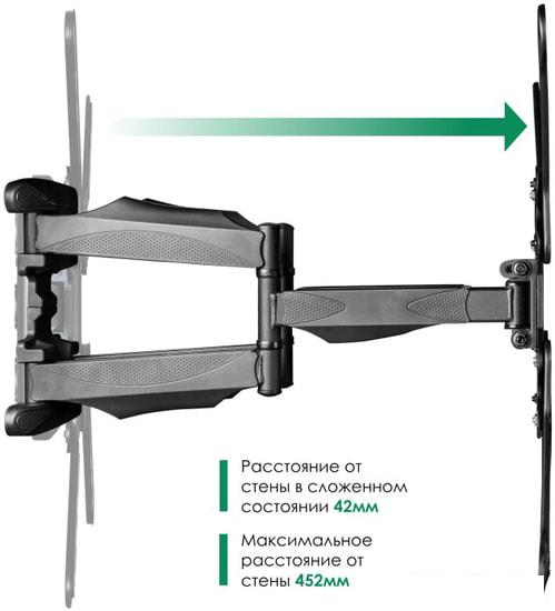 Кронштейн для телевизора Onkron M5 (черный)