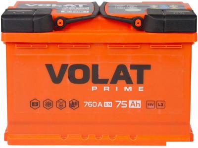 Автомобильный аккумулятор VOLAT Prime R+ (75 А·ч)