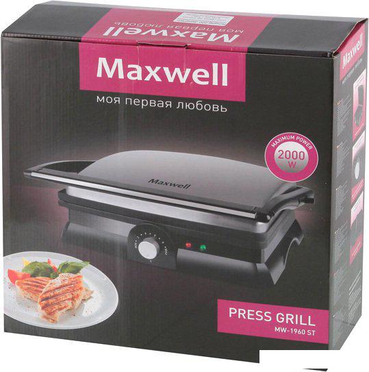 Электрогриль Maxwell MW-1960 ST