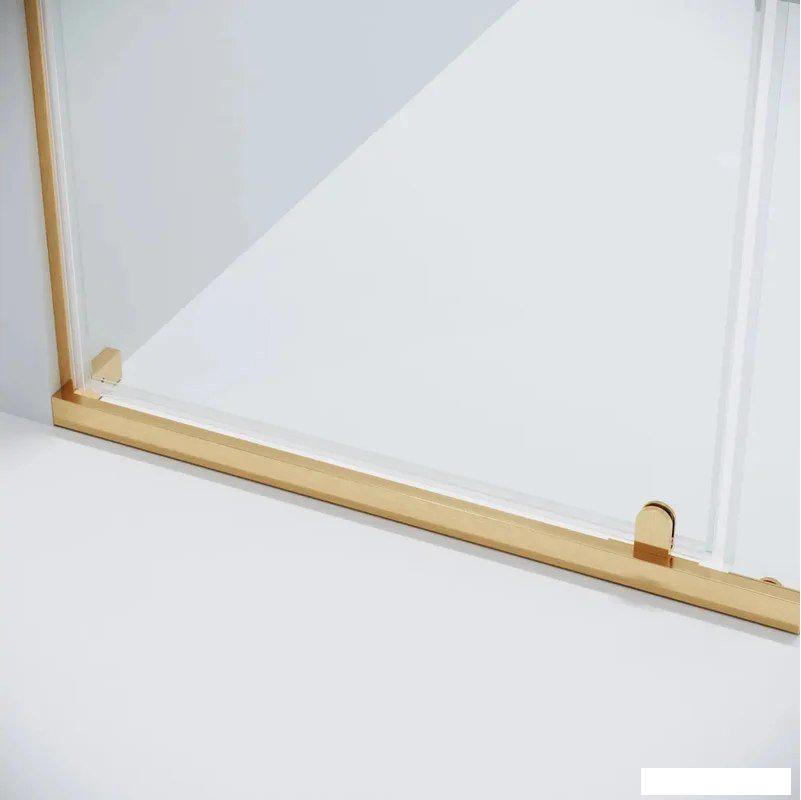 Душевая стенка Grossman Pragma 90x195 200.K33.03.90.32.00 (золото сатин,стекло прозрачное)