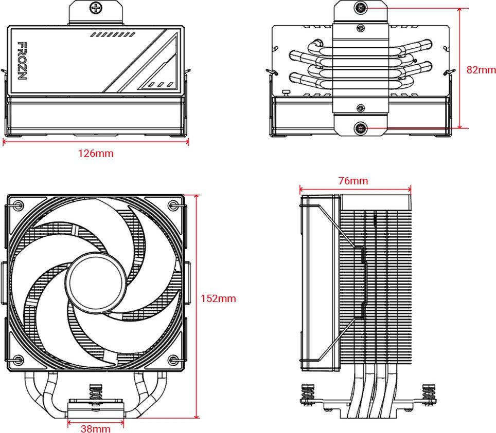 Кулер для процессора ID-Cooling Frozn A410 SE ARGB