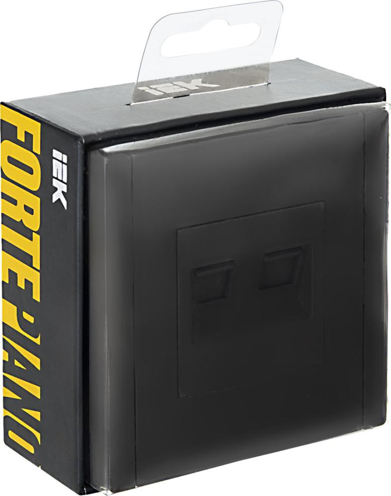 Розетка компьютерная IEK Forte&amp;Piano FP-K20-2-K03