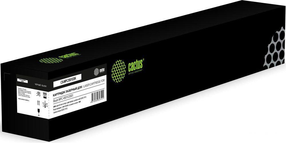 Картридж CACTUS CS-MPC5501EBK (аналог Ricoh MPC5501EBK)