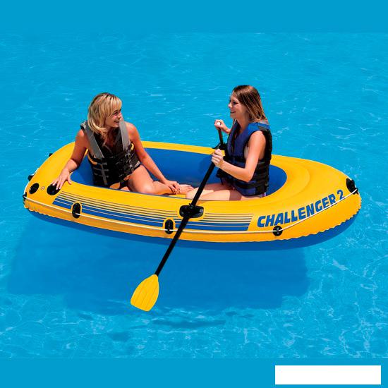 Гребная лодка Intex Challenger 2 Set (Intex-68367)