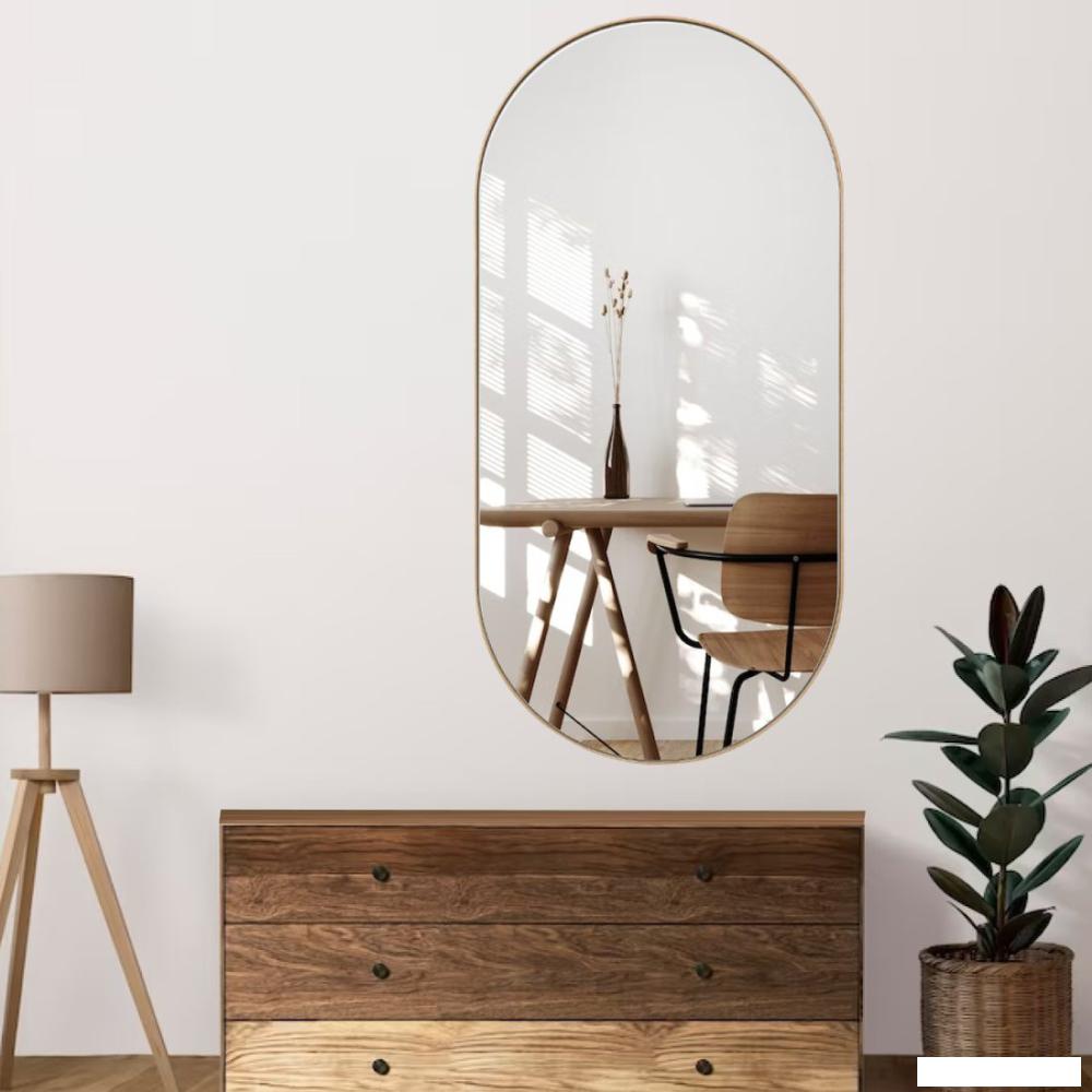Зеркало eMZe Loft Oval 50x100 LOFT.50.100.DUB (дуб)