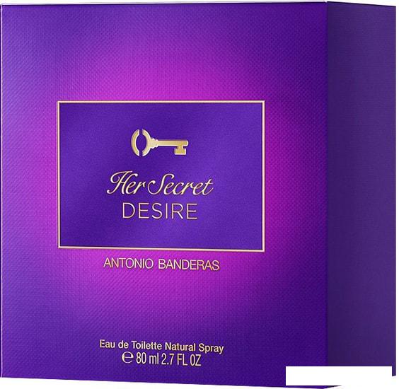 Туалетная вода Antonio Banderas Her Secret Desire EdT (80 мл)