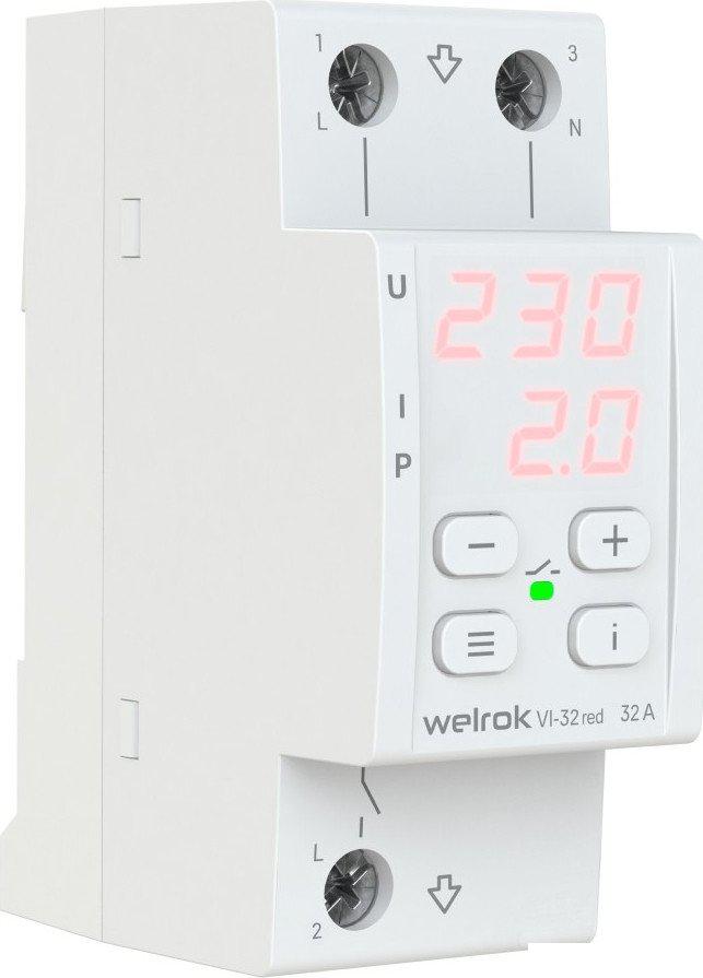 Реле напряжения Welrok VI-32 red
