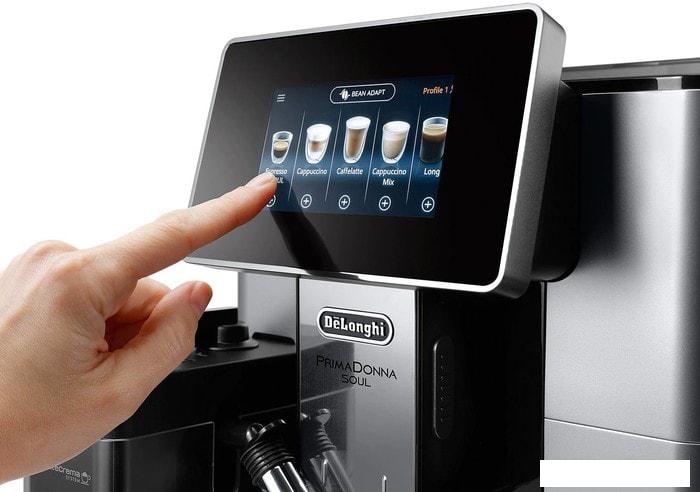 Кофемашина DeLonghi PrimaDonna Soul ECAM610.55.SB