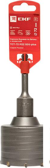 Коронка EKF Master TCT-72 М22