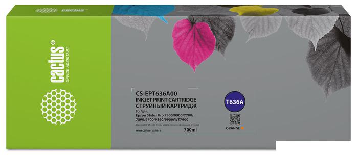 Картридж CACTUS CS-EPT636A00 (аналог Epson T636A)