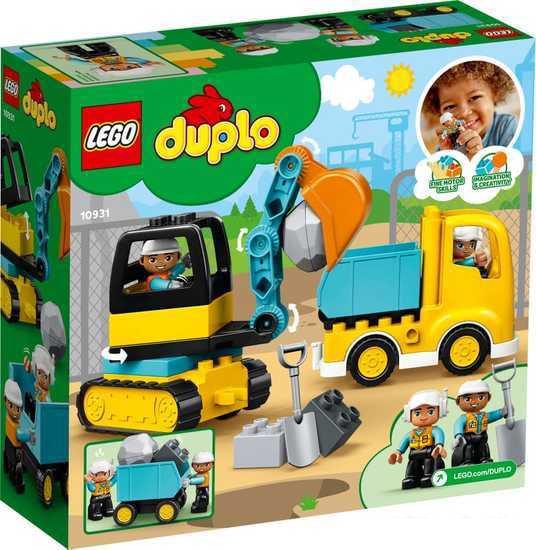 Конструктор LEGO Duplo 10931 Грузовик и гусеничный экскаватор