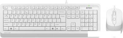 Офисный набор A4Tech Fstyler F1010 (белый/серый)