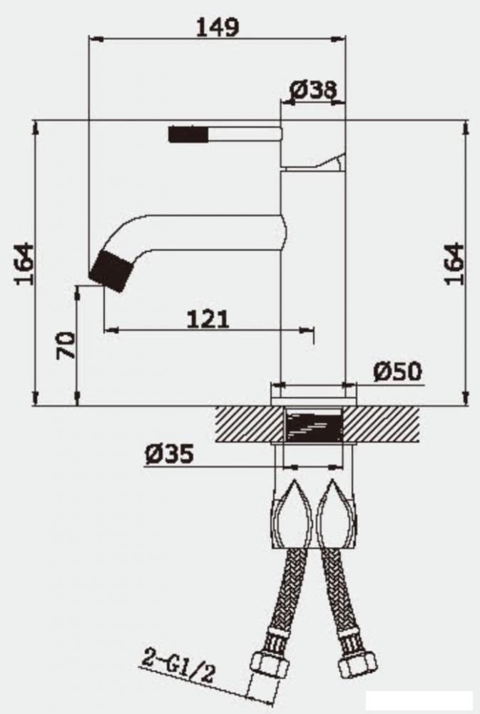 Смеситель Vieir V402511-S