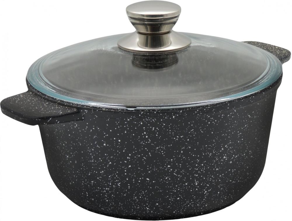 Кастрюля Виктория Гранит АЛА 4.0л (G08 4.0G)