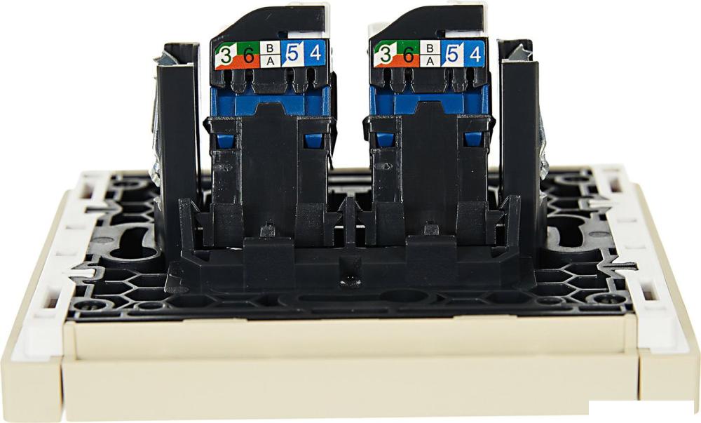 Розетка компьютерная IEK Forte&amp;Piano FP-K20-2-K10