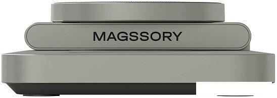 Беспроводное зарядное Magssory Yoga 3 в 1 Charging Station для Samsung Qi2 WCH017t (титан)