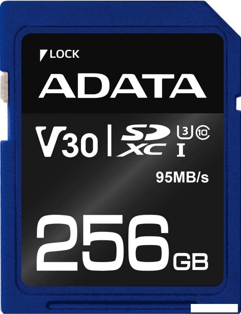 Карта памяти ADATA Premier Pro ASDX256GUI3V30S-R SDXC 256GB