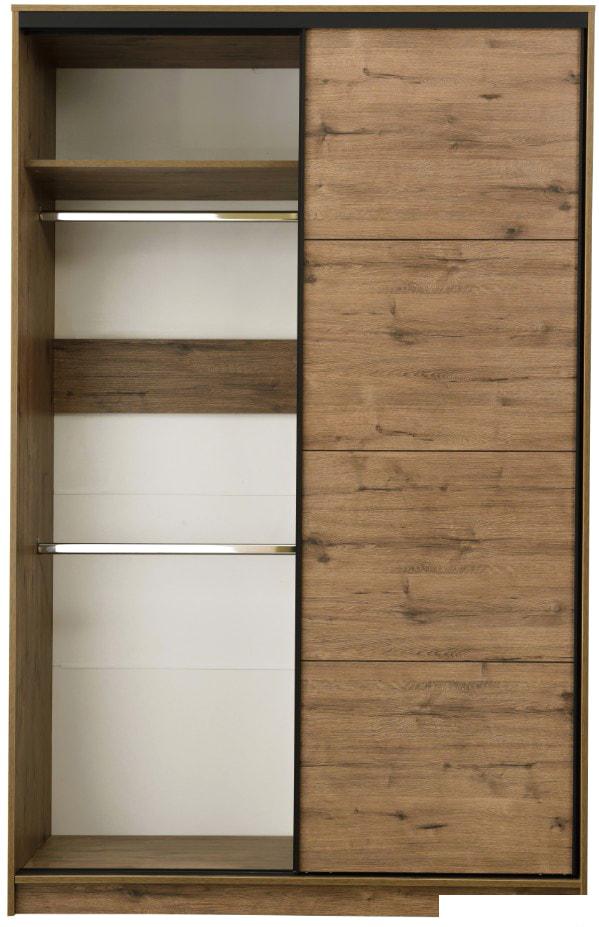 Шкаф-купе Рэйгрупп Bromo VVH 03 РГ-10.03 B 160 VVH 160x220.5 (дуб велингтон/черный)