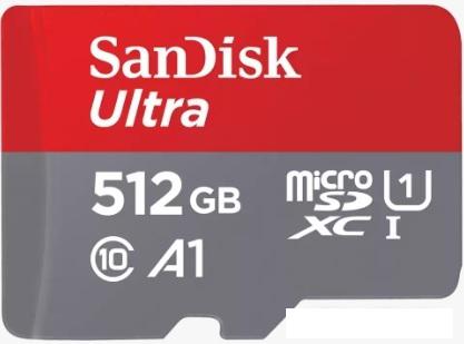 Карта памяти SanDisk Ultra SDSQUAC-512G-GN6MA microSDXC 512GB (с адаптером)