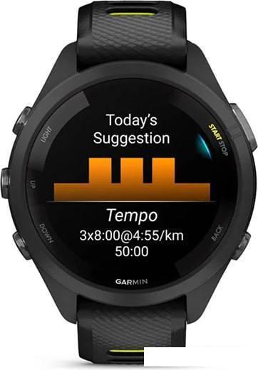 Умные часы Garmin Forerunner 265S (черный/желтый)
