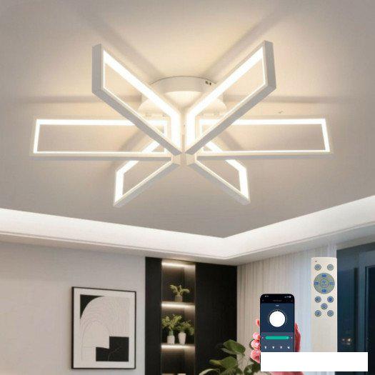 Припотолочная люстра Estares Maldi 165W 6S-APP-850x200-WHITE/WHITE-220-IP20