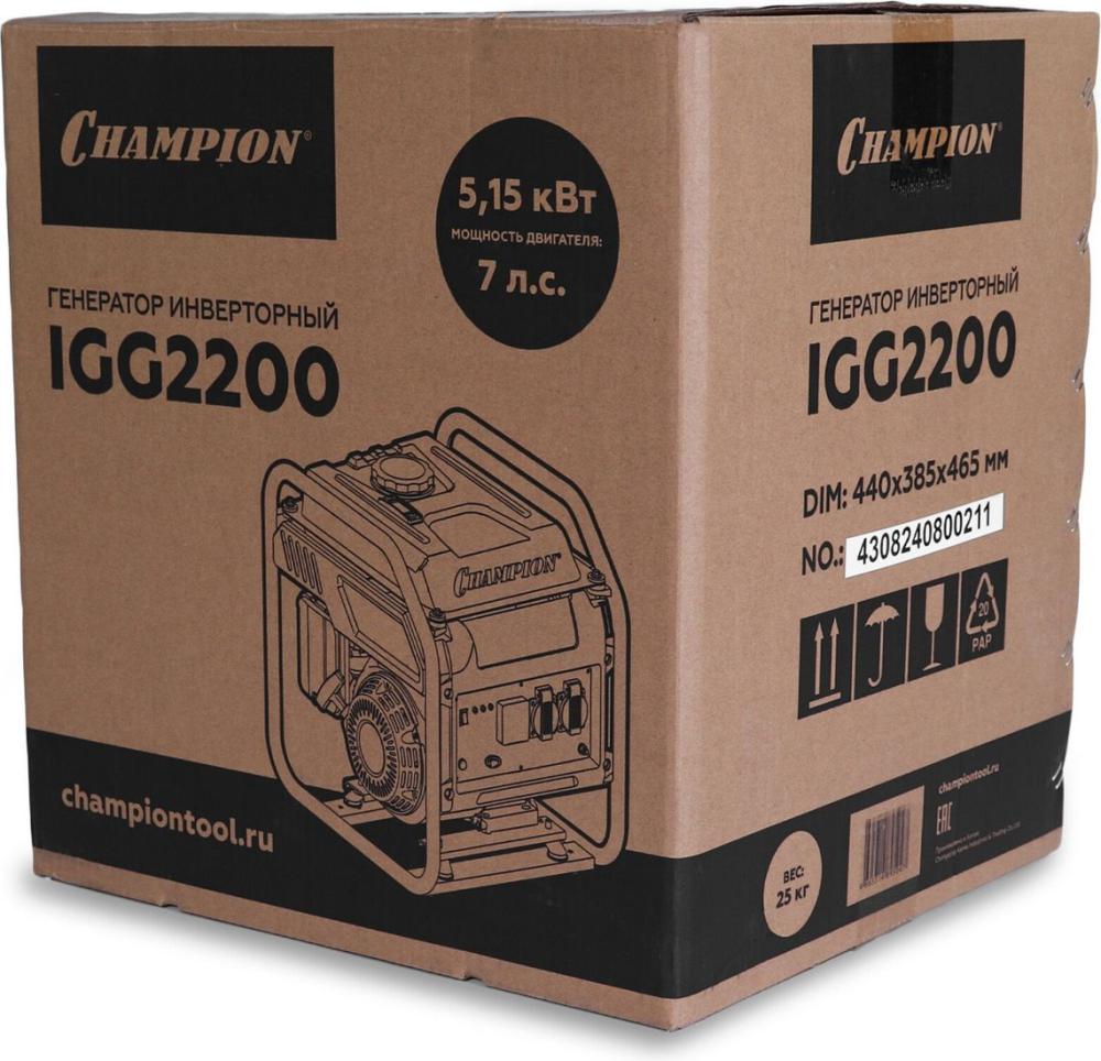 Бензиновый генератор Champion IGG2200