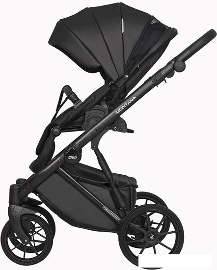 Универсальная коляска Riko Basic Montana Ecco (3 в 1, 12/черный)