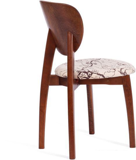 Стул TetChair Diamante мягкое сиденье (коричневый/крекс бежевый)